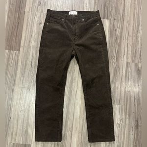 Vintage gap brown corduroy pants, size 6r